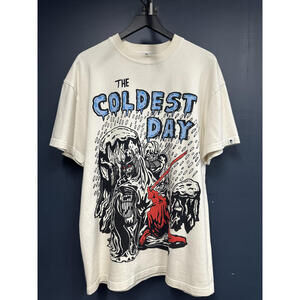 Warren Lotas The Coldest Day T-Shirt White M - AUTHENTIC